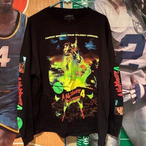 Share Vintage Horror Long Sleeve – A Nightmare on Elm Street 4 Freddy Krueger Te